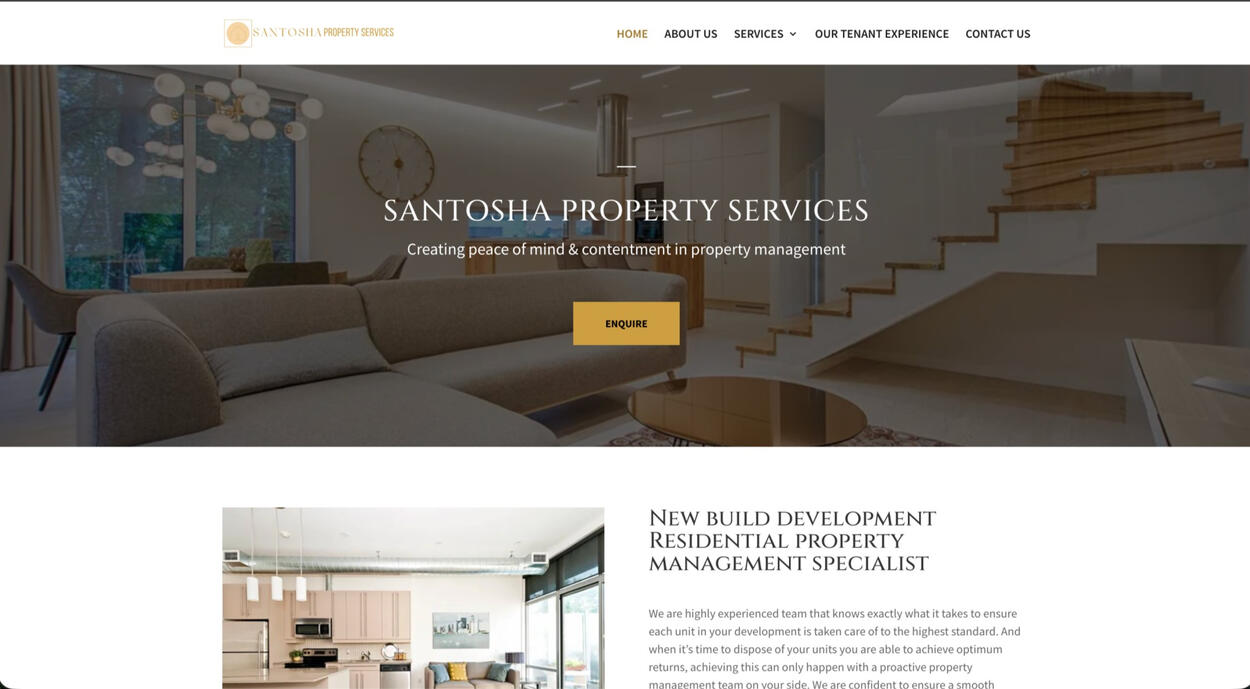 Luxury Property Management Website